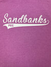Sandbanks SWISH PEC Men's Unisex RADIANT ORCHID Purple Classic Crew T-shirt