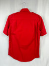 Women's Red Tilley Endurables Button Up Short Sleeve Shirt Size Small