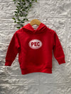 PEC OVAL Toddler RED HOODIE Pullover Sweatshirt