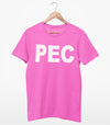 PEC Fuchsia Pink BASIC UNISEX Men's T-Shirt