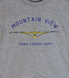 MOUNTAIN VIEW Mountainview Glider PEC YOUTH Athletic Heather Grey Modern Crew T-Shirt