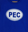 PEC OVAL Kid's and Youth Royal Blue Modern Crew T-Shirt