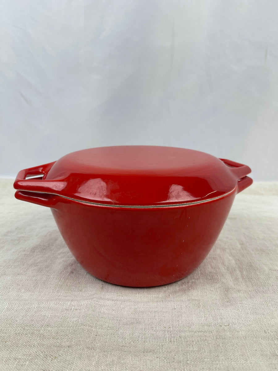 Copco Denmark Cast Iron Enamel Cookware Set MCM Red