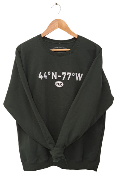 Coordinates 44 77 FOREST GREEN Unisex Crew Sweatshirt