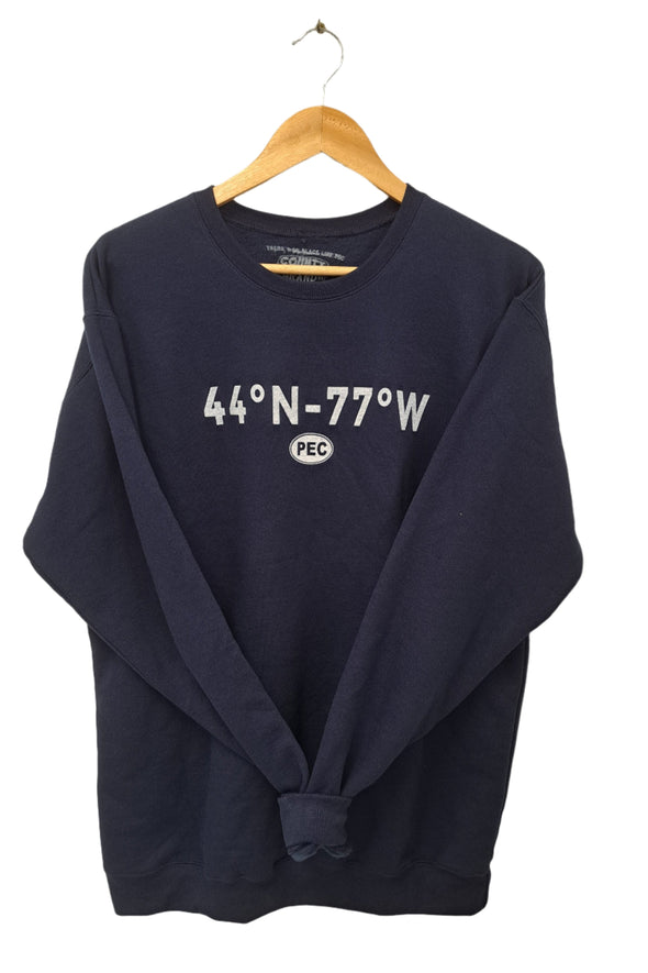 Coordinates 44 77 NAVY Unisex Crew Sweatshirt