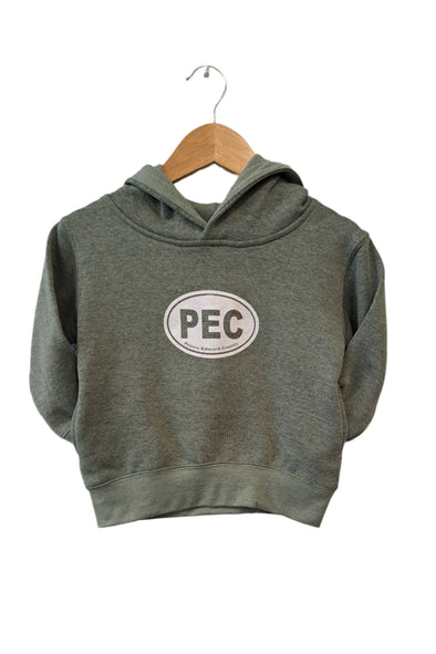 PEC OVAL TODDLER BAMBOO HEATHER HOODIE Pullover Sweatshirt