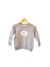 PEC OVAL TODDLER HEATHER GREY CREW Sweatshirt