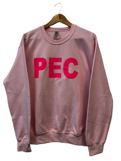 PEC BASIC CREW Sweatshirt LIGHT PINK Sweater