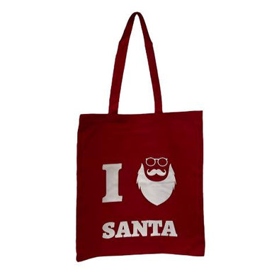 Special HOLIDAY TOTE!  I ❤️ SANTA  TOTE!  Wrap your Presents with a tote!