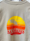 1 XXL LEFT!  SANDBANKS Sunburst Split Fountain Unisex Crew Sweatshirt