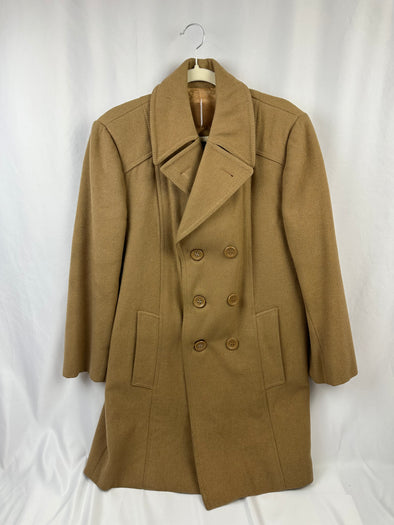Life Style 70s Wool Double Breasted Pea Coat size 38