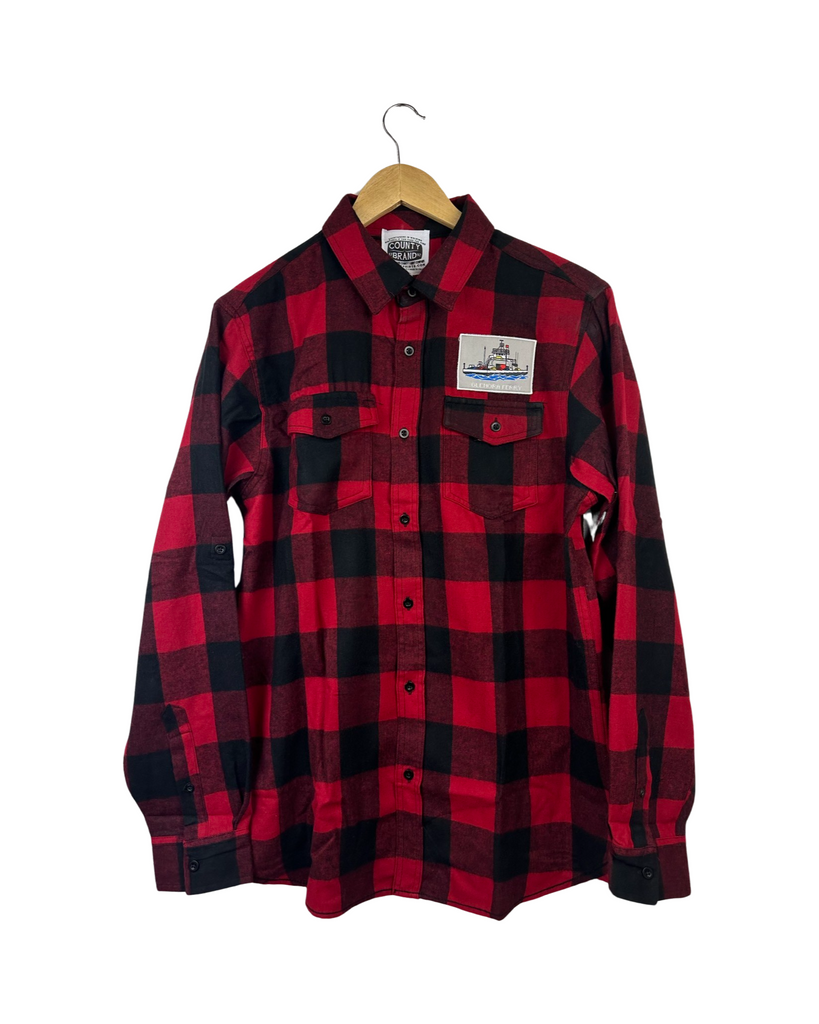 Unisex Flannel ROYAL & NAVY Blue Plaid Pants w/ PEC Oval – Prince Edward  County T-Shirt Company