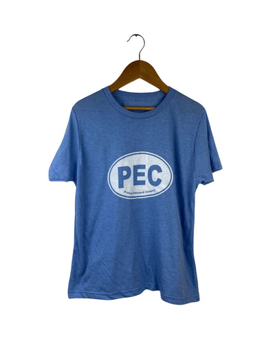 PEC OVAL Youth BABY BLUE HEATHER Modern Crew T-Shirt