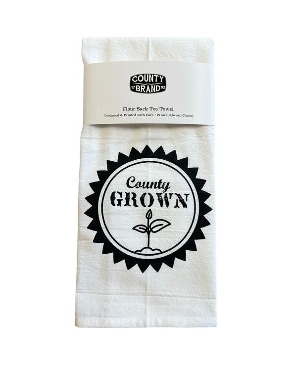 County Grown Sprout Quality Flour Sack Cotton TEA TOWEL 27"x27"