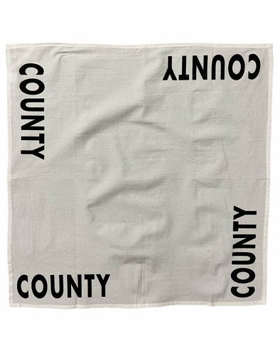 County design tea towel prince edward county