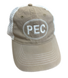 cap, oval, unconstructed, mesh back 