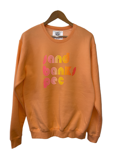 sandbanks, roller, crew neck, orange, pec 