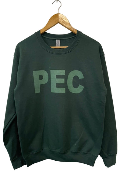 PEC Basic, crew neck, forest green, unisex 