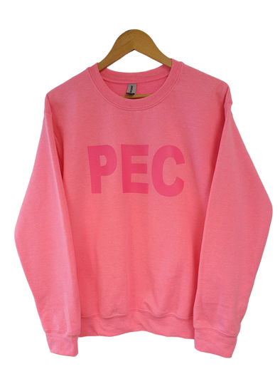 PEC BASIC CREW Sweatshirt NEON PINK Sweater