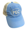 pec oval, cap, mesh back 