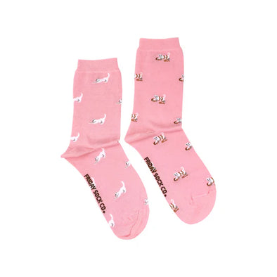 WOMEN's Tiny Cat Mismatched Socks • Friday Sock Co