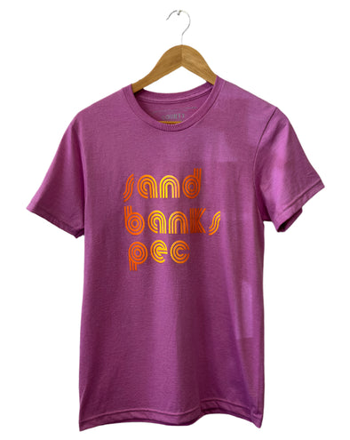 Adult, Unisex, Sandbanks, Roller, Pink, Tshirt