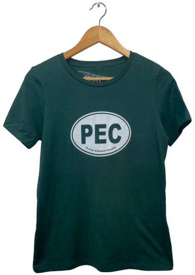 Women's, Relaxed, Forest Green, Tee