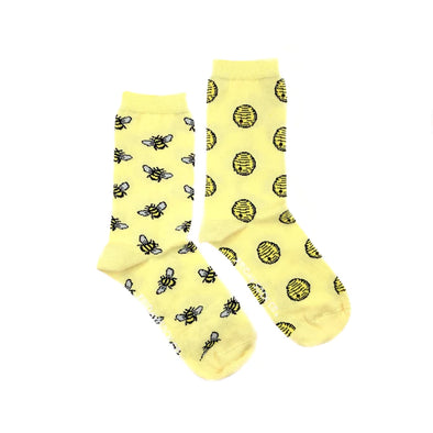 WOMEN's Bee & Hive Crew Socks • Friday Sock Co
