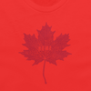 Maple Leaf HOME T-Shirt MADE IN CANADA in RED or ATHLETIC GREY