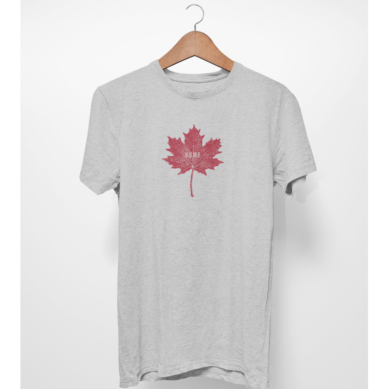 Canada Flag Crew Socks - Black With Red Maple Leaf Design, 3-Pack Cotton Blend