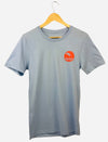 SANDBANKS Sunset Split Fountain Men's Unisex Modern Crew T-Shirt