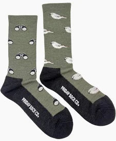 Bird Watching Merino Wool MEN's Mismatched Socks by Friday Sock Co