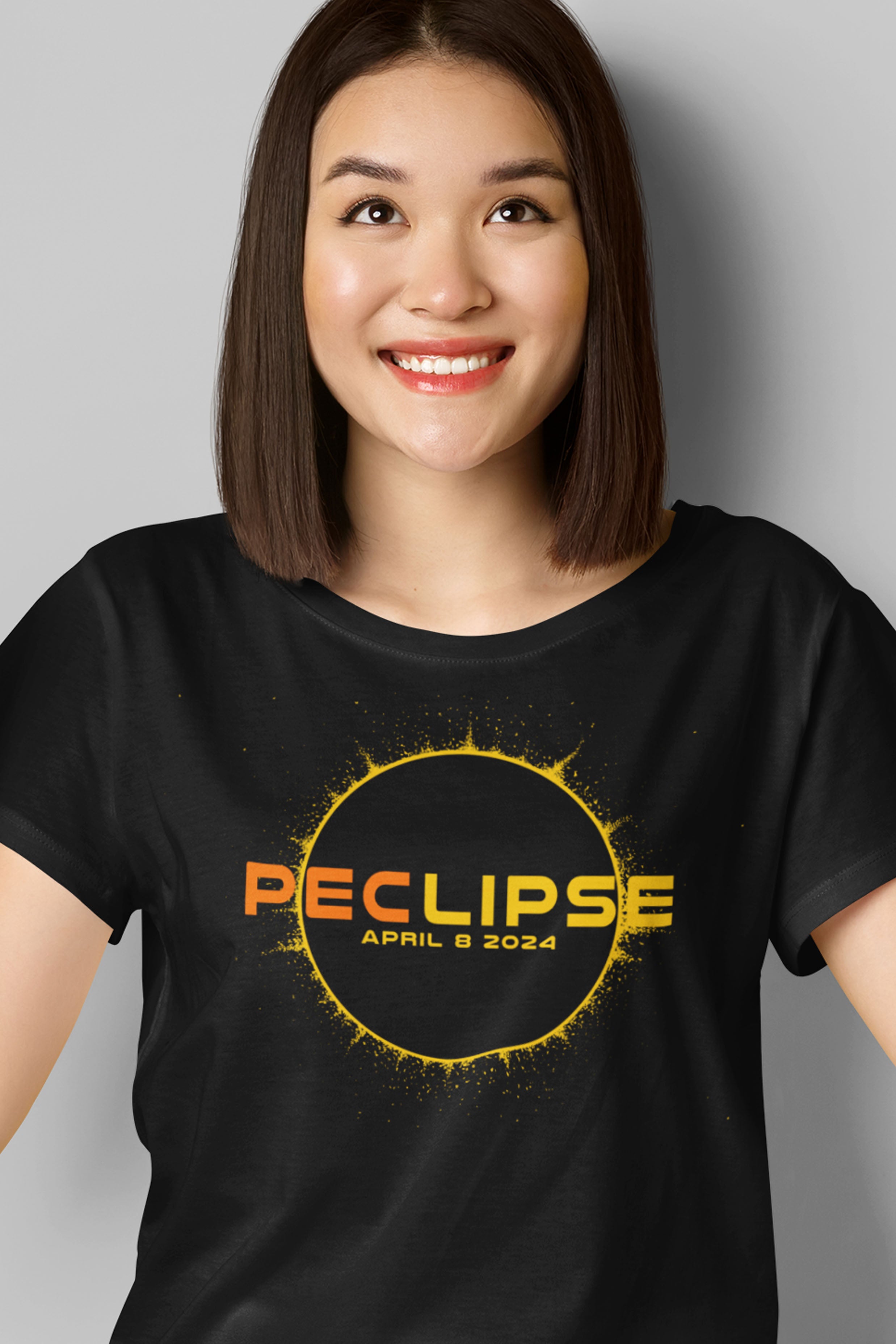 PECLIPSE Eclipse 2024 Men's Unisex Modern Crew T-Shirt