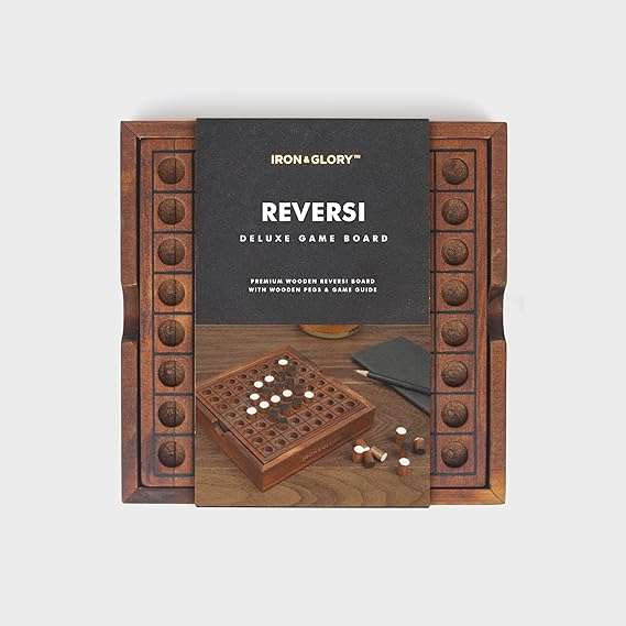 REVERSI Deluxe Wooden Puzzle by Iron & Glory