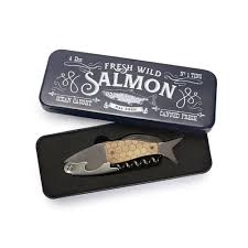 Wild Salmon Corkscrew and Decorative Box