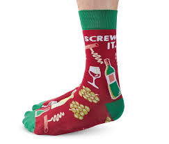 Men's SCREW IT Socks by Uptown Sox