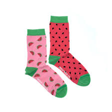 WOMEN's Watermelon Mismatched Socks • Friday Sock Co