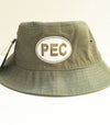 PEC Oval Adult Unisex Bucket Twill Hat