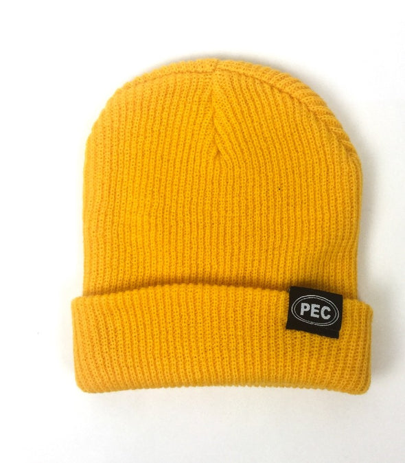 Classic RIBBED LONG Toque Hat Unisex Beanie PEC Oval