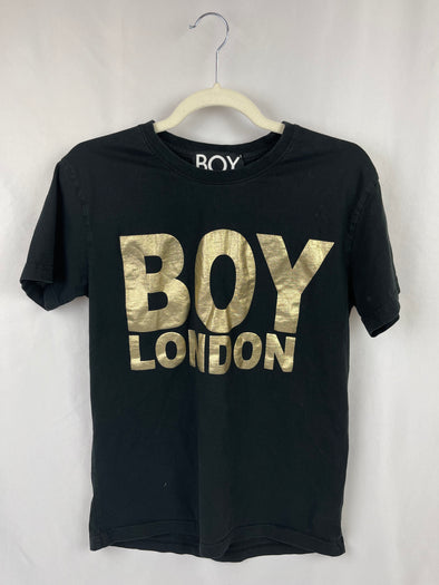 BOY LONDON Black/Gold T-Shirt Size XS – Prince Edward County T
