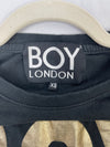 BOY LONDON Black/Gold T-Shirt Size XS