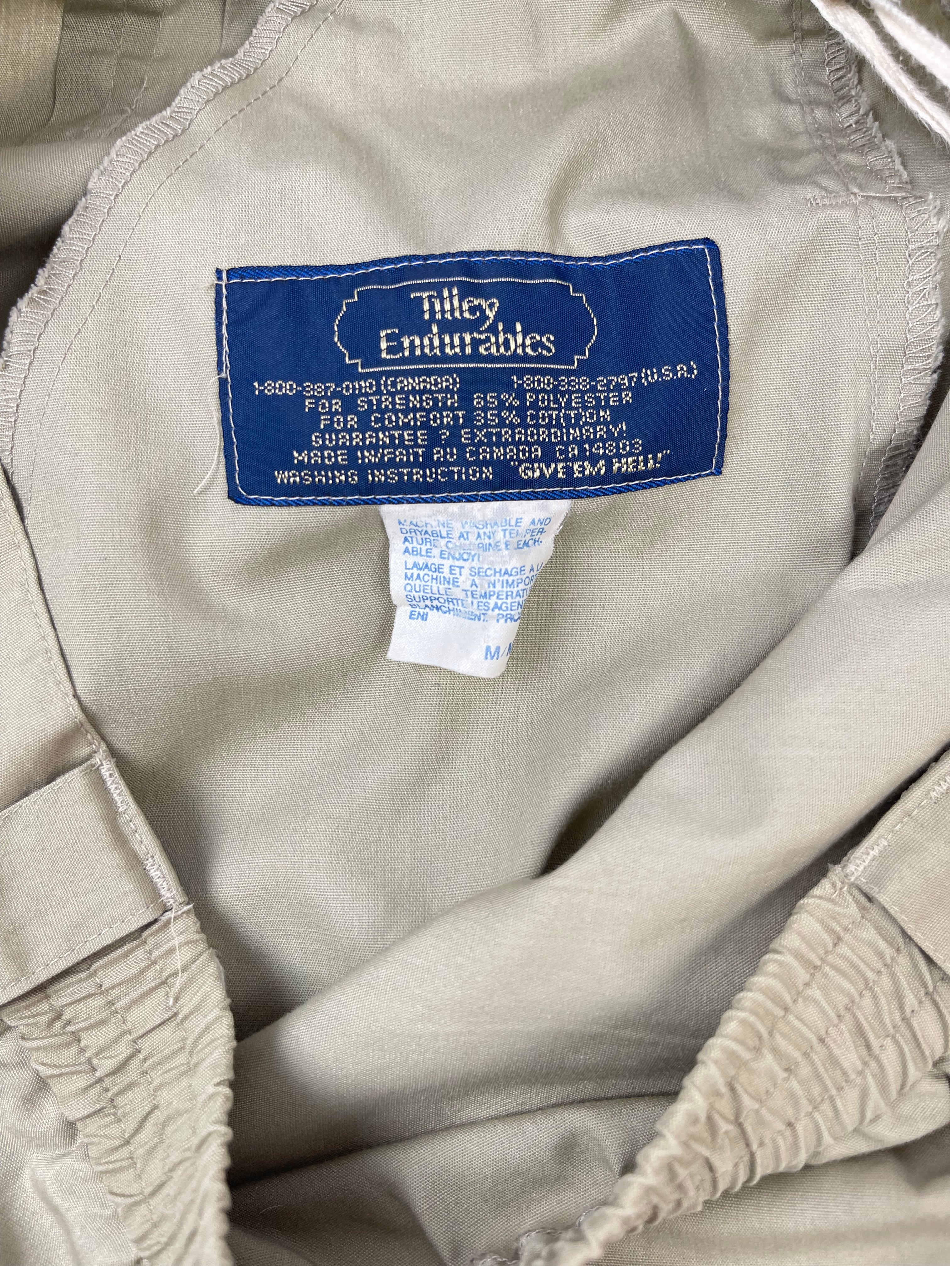 Vintage 80's 90's Khaki Tilley Endurables Button down Safari Skirt SIz –  Prince Edward County T-Shirt Company