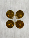 Vintage Set of 4 small Brass Goblets