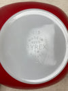 Pyrex Vintage Red 515-B-015 Square Hostess Casserole Bowl with Lid 1.5 Quart