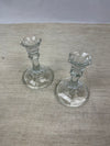 Classic Glass Candle Stick Holders