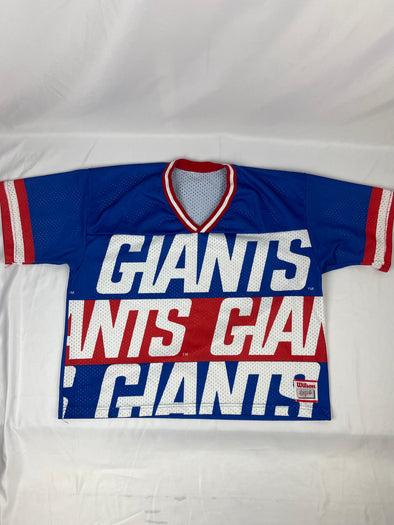 Vintage 80's 90's New York Giants Wilsons Blank Jersey