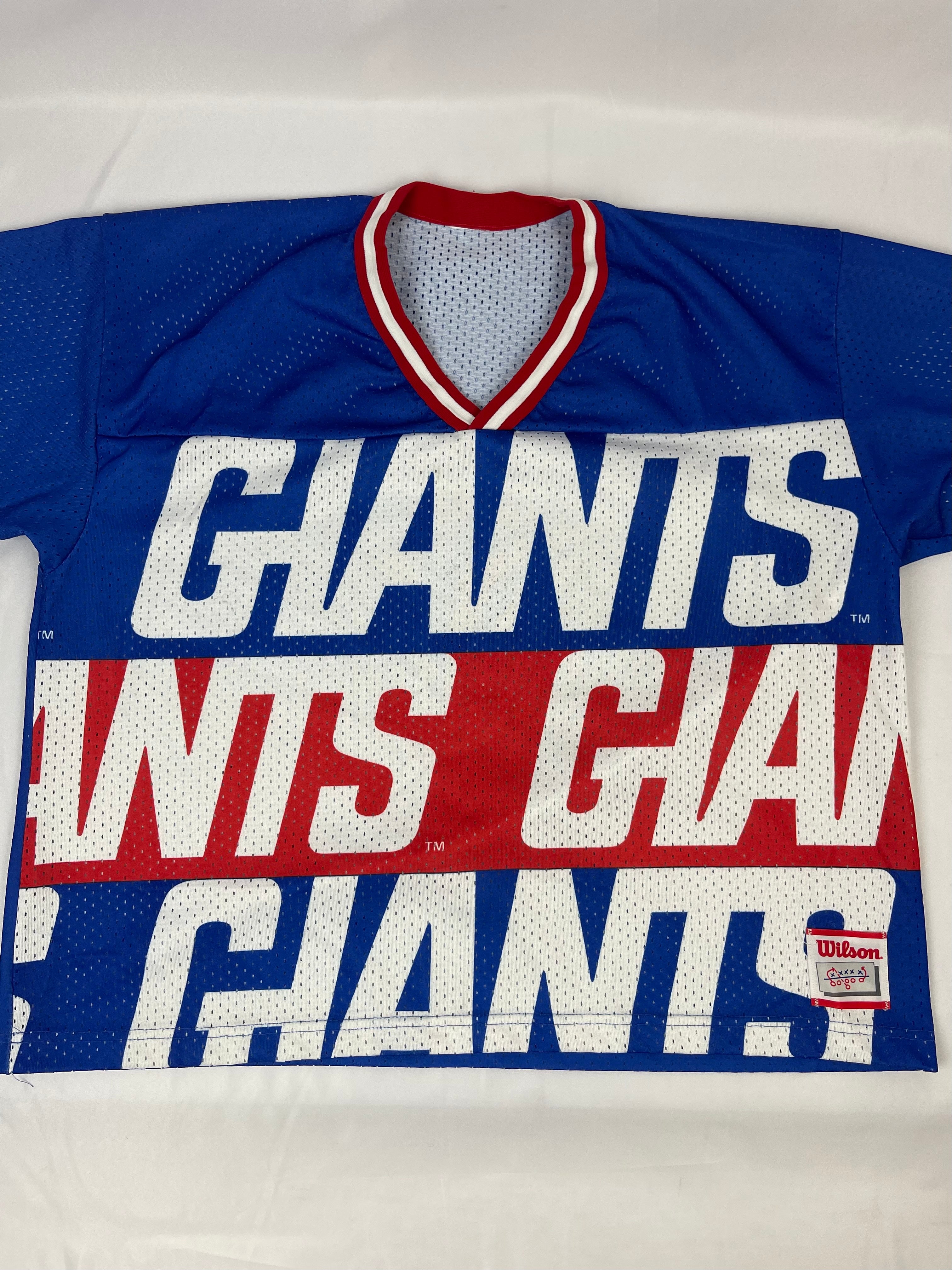 Vintage 80's 90's New York Giants Wilsons Blank Jersey – Prince Edward  County T-Shirt Company