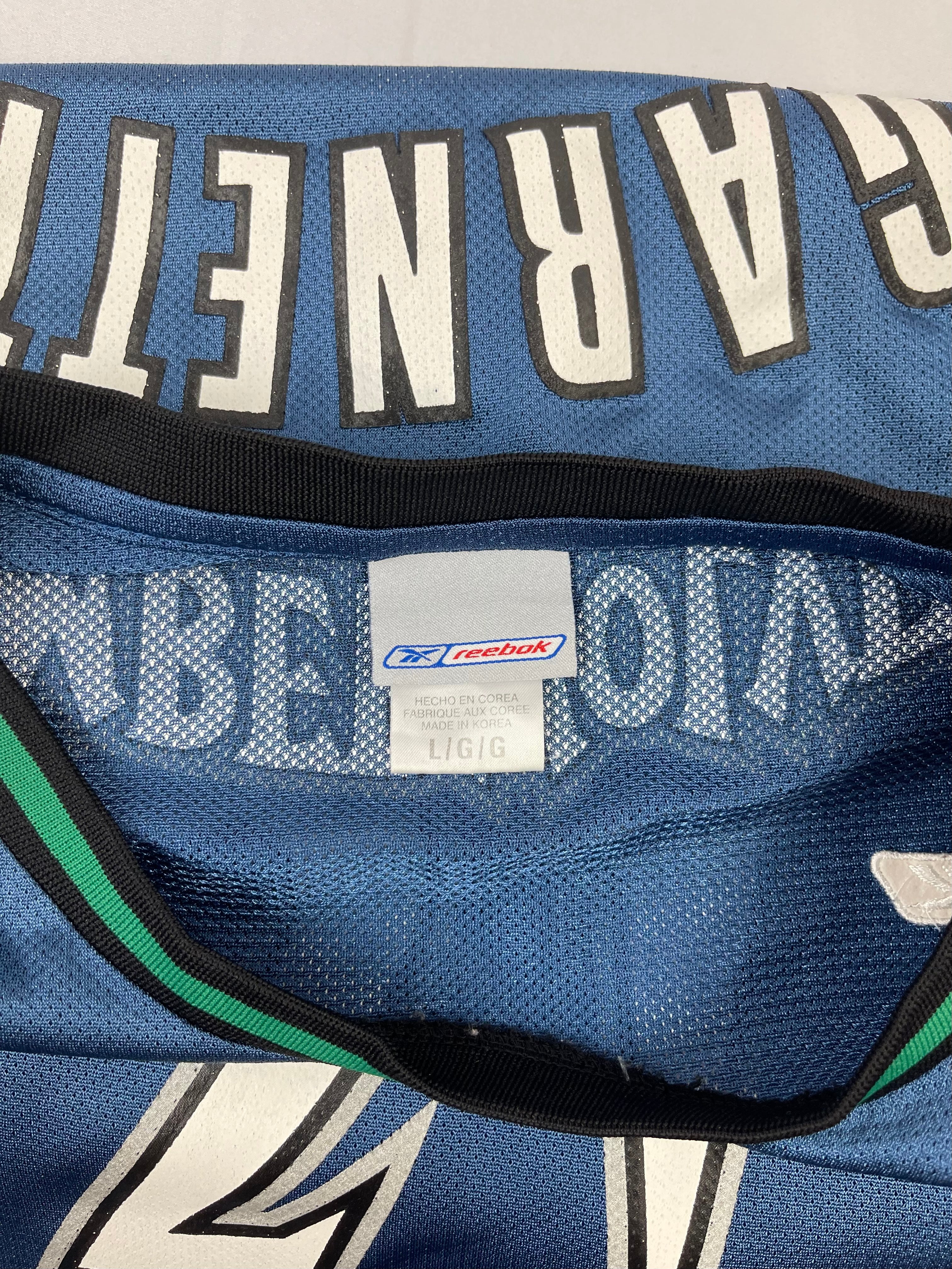 Reebok NBA Basketball Women's Minnesota Timberwolves Kevin Garnett Jer –  Fanletic