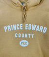 close up prince edward county pec oval basic line unbranded antique gold  hoodie