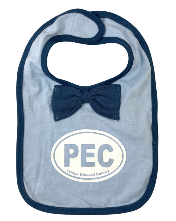 PEC OVAL Baby BIBS with BOW TIE